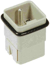 Harting Han Q Insert, crimp, male, grey, 5 contacts, 16A Harting